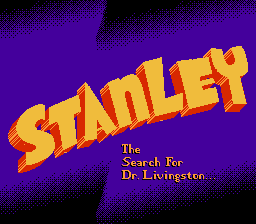 Stanley - The Search for Dr. Livingston Title Screen